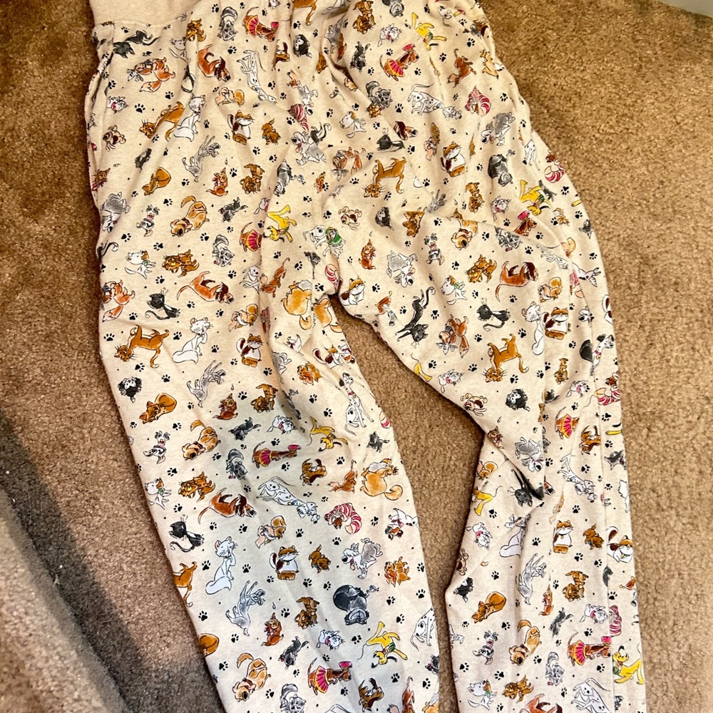 Disney Beloved Pets Animal Print Pajama Pants